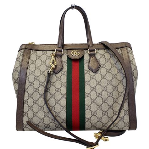 gucci gg supreme medium tote|ophidia gg large shoulder bag.